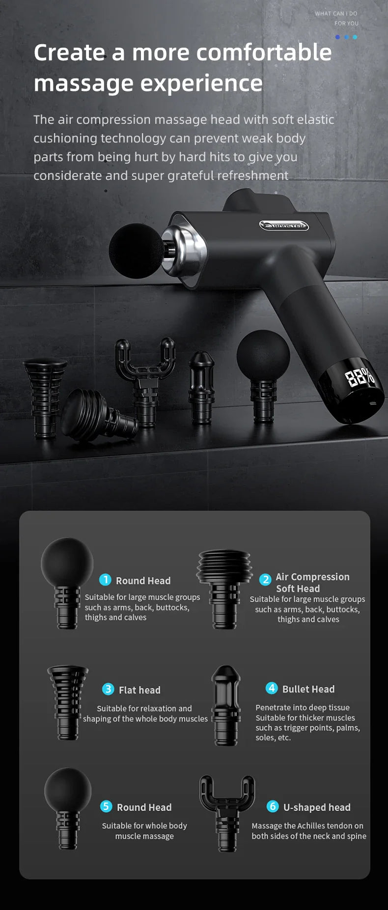 Booster M2-D Deep Tissue Massage Gun Portable Relaxation
