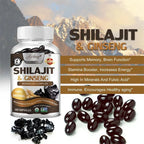 Shilajit Extract Capsules for Energy and Performance