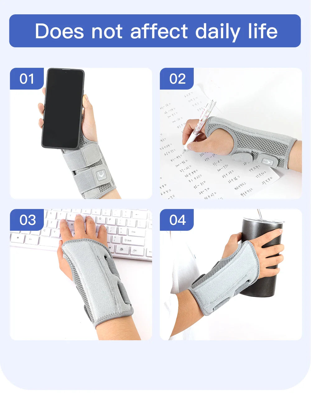Wrist Brace for Carpal Tunnel Support - Cotton Splints