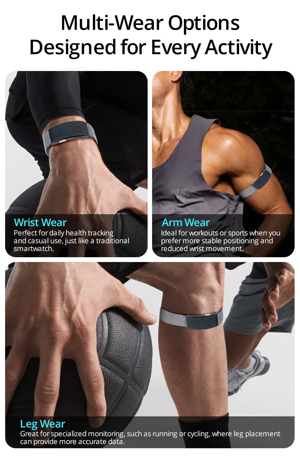 VALDUS VITRO ECG Smart Bracelet Waterproof Fitness Tracker