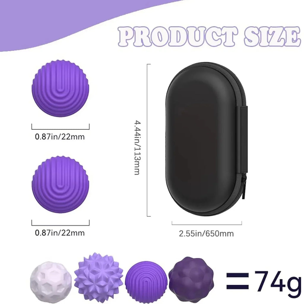 Magnetic Silicone Sensory Balls for Stress Relief