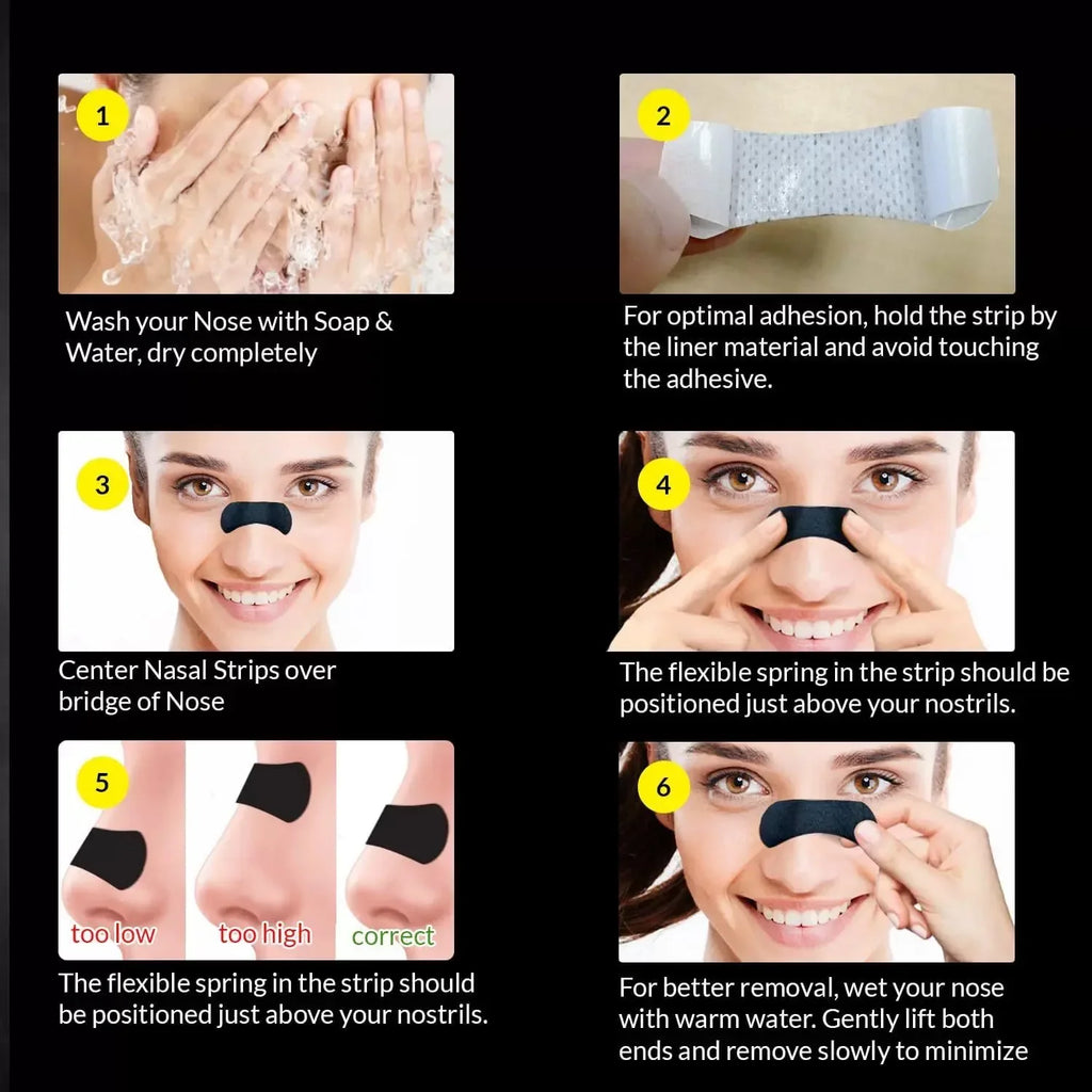 Nasal Strips Set for Sleep & Snoring Relief - 30Pcs