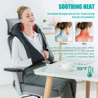 Shiatsu Neck and Shoulder Massager with Heat and Kneading