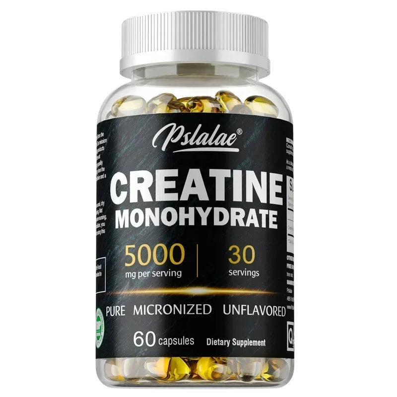 Creatine Monohydrate Capsules for Muscle Health