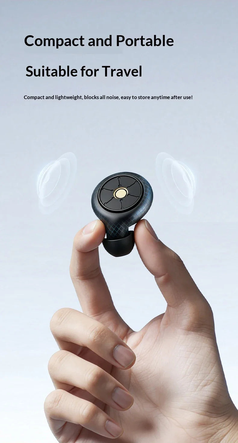 3D Blackout Sleep Mask with Noise-Cancelling Earplugs