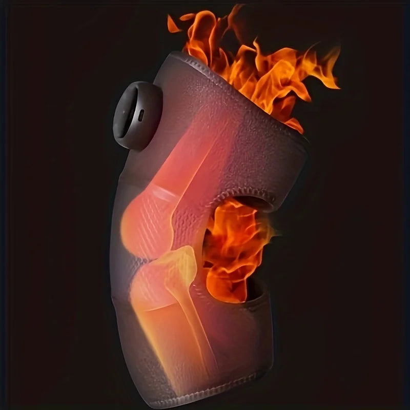 Heated Knee Massager with Adjustable Vibration and Heat
