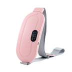Pink Electric Waist Massage Heating Belt for Abdominal Relief