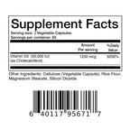 Vitamin D3 50000 IU - Supports Immune and Bone Health