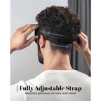 3D Blackout Sleep Mask with Noise-Cancelling Earplugs