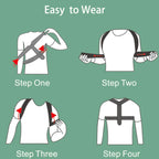 Adjustable Cotton Neoprene Back Posture Corrector Belt