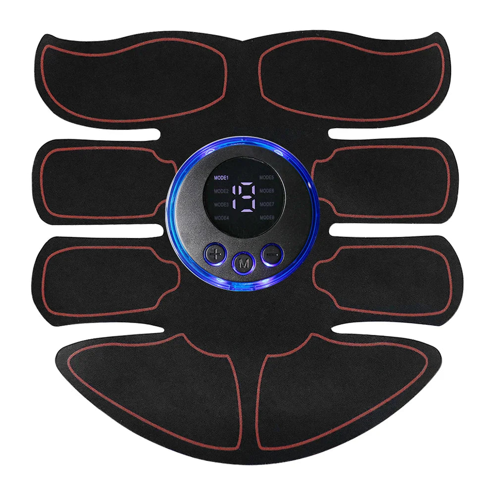 EMS Abdominal Muscle Stimulator USB Rechargeable Toning Trainer