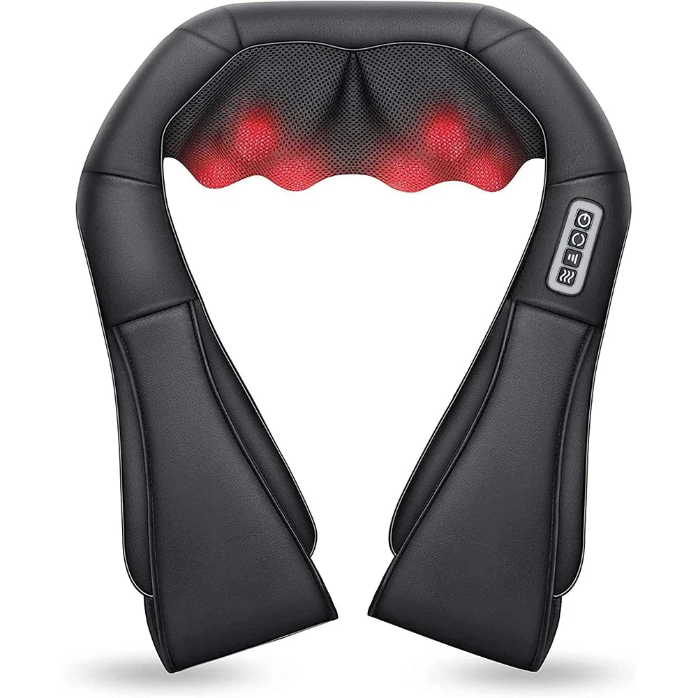 Shiatsu Neck and Shoulder Massager with Heat and Kneading