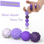 Magnetic Silicone Sensory Balls for Stress Relief