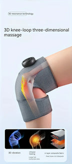 Heated Knee Massager with Adjustable Vibration and Heat