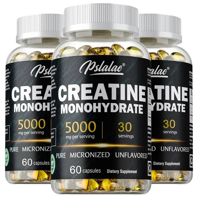 Creatine Monohydrate Capsules for Muscle Health
