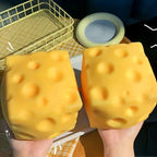 Extra Large Cheese Squeeze Toy - Slow Rebound Fidget Ball