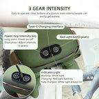 4D Neck and Shoulder Massager with PU Leather