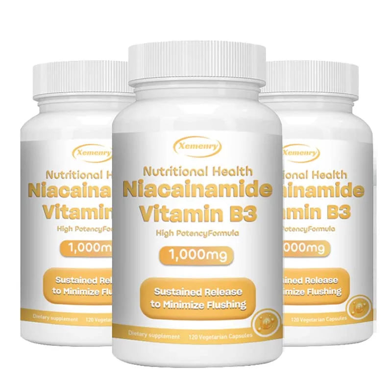 Niacinamide Vitamin B3 Capsules for Skin Health
