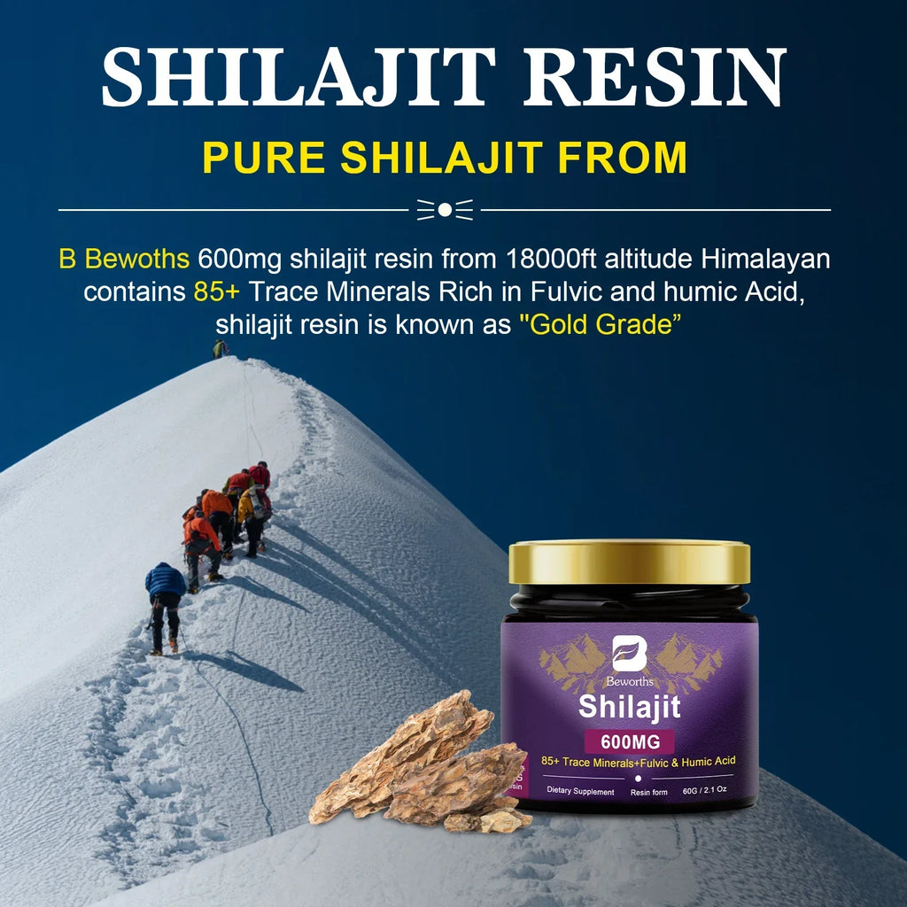 Himalayan Shilajit Resin Paste - 2 Bottles, 60g Each