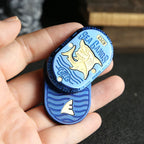 Shark Mechanical Fidget Slider Metal Stress Relief Toy