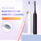 Electric Ultrasonic Toothbrush USB Charging Waterproof Adult