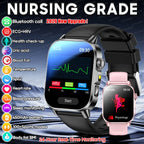 ECG+PPG Smart Watch with AMOLED Display and Health Tracking