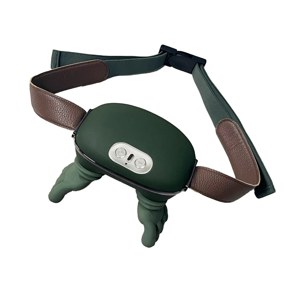 4D Neck and Shoulder Massager with PU Leather