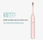 Electric Ultrasonic Toothbrush USB Charging Waterproof Adult