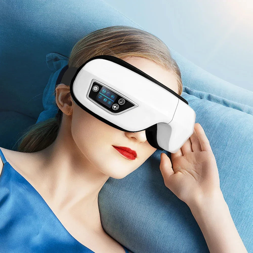 Smart Eye Massager with Bluetooth Music and Air Compression