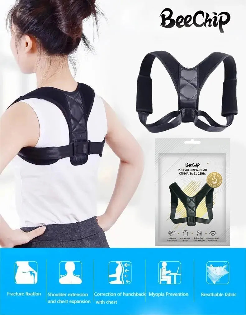 Back Posture Correction Belt Unisex Breathable Support