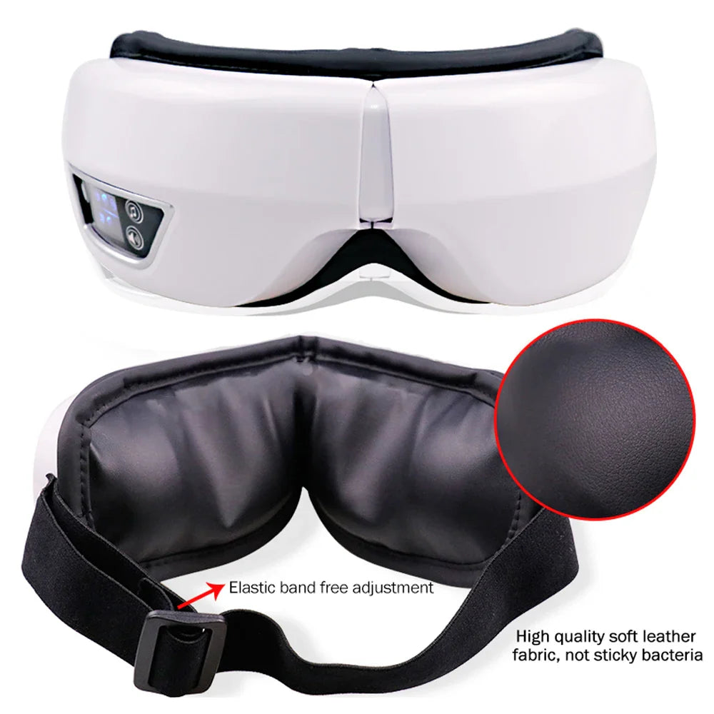Smart Eye Massager with Bluetooth Music and Air Compression