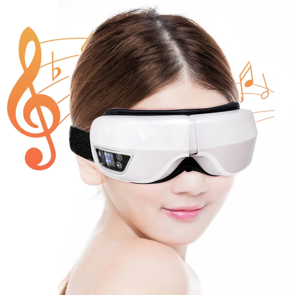 Smart Eye Massager with Bluetooth Music and Air Compression