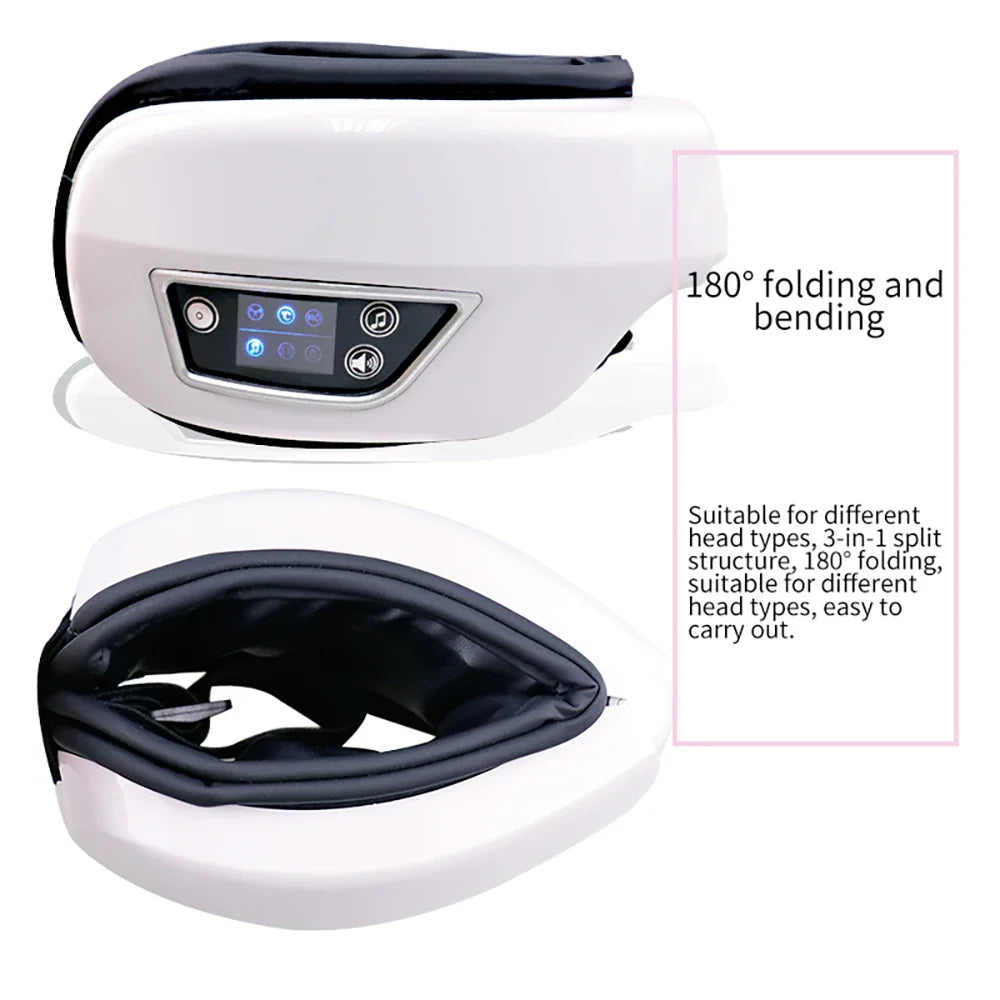 Smart Eye Massager with Bluetooth Music and Air Compression