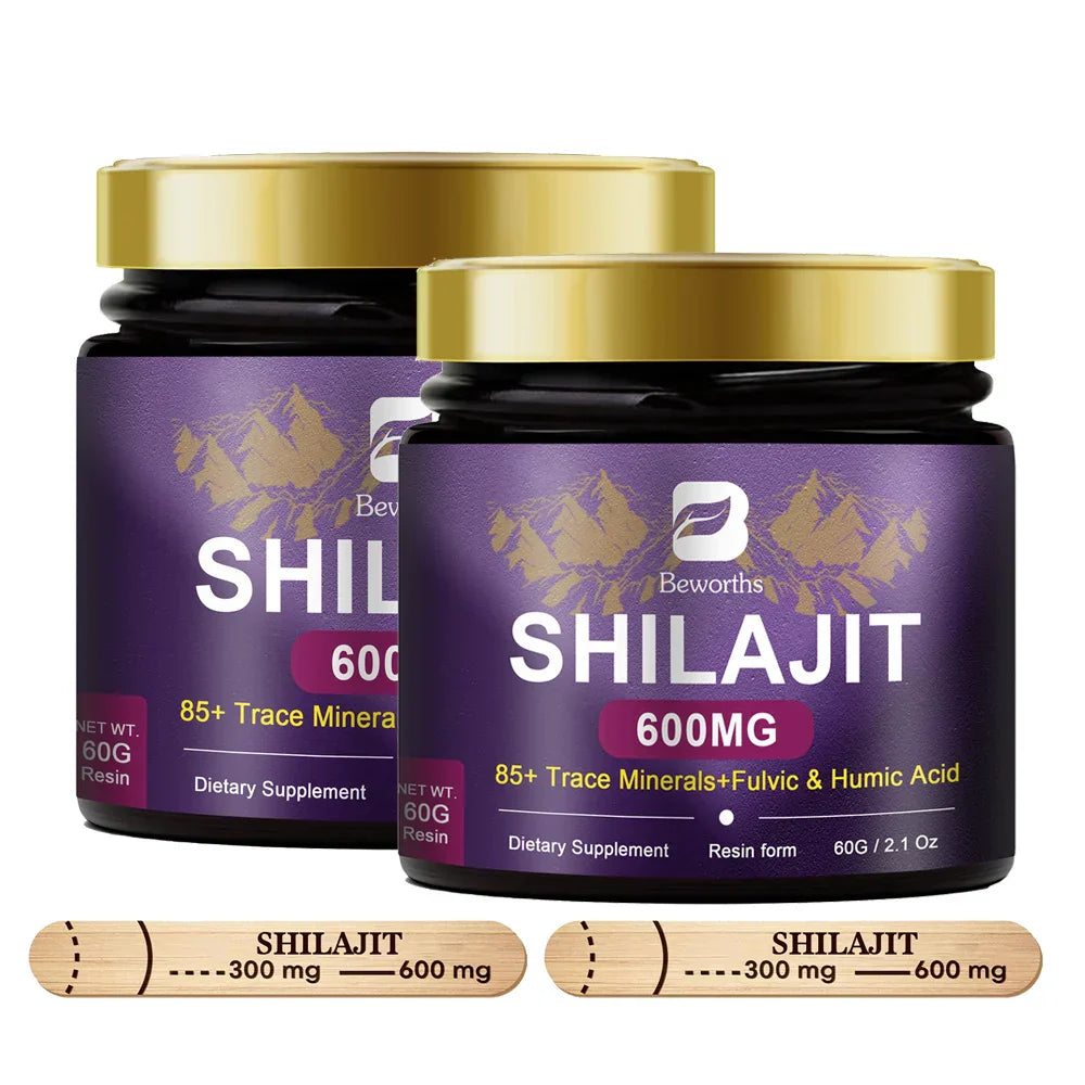 Himalayan Shilajit Resin Paste - 2 Bottles, 60g Each