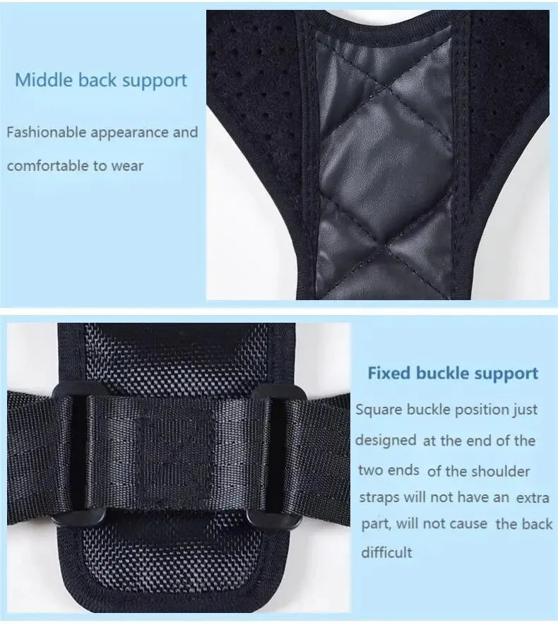 Back Posture Correction Belt Unisex Breathable Support