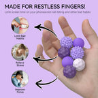 Magnetic Silicone Sensory Balls for Stress Relief