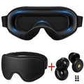 3D Blackout Sleep Mask with Noise-Cancelling Earplugs