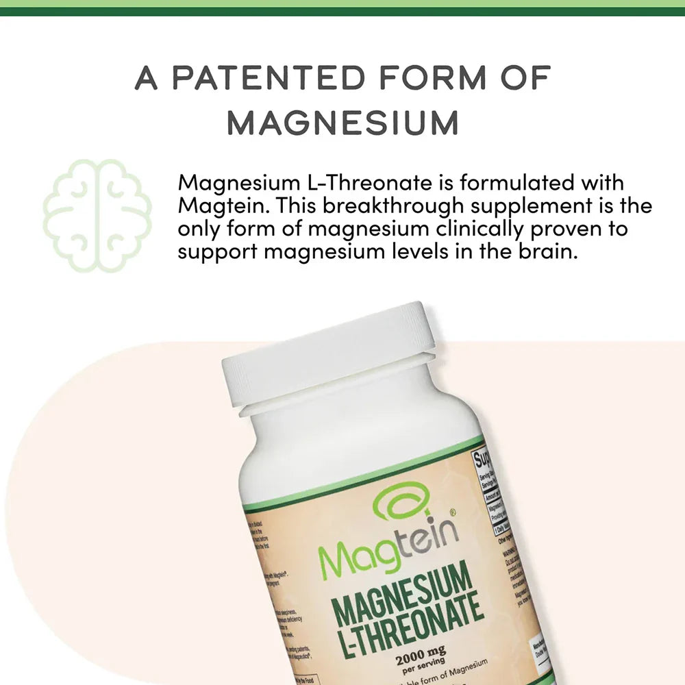 Magnesium L-Threonate Supplement 120 Capsules