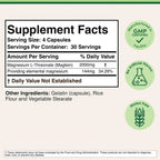 Magnesium L-Threonate Supplement 120 Capsules