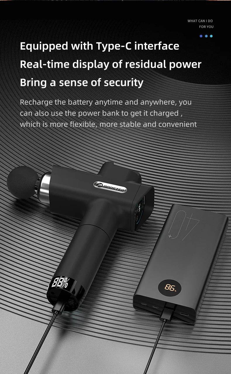 Booster M2-D Deep Tissue Massage Gun Portable Relaxation