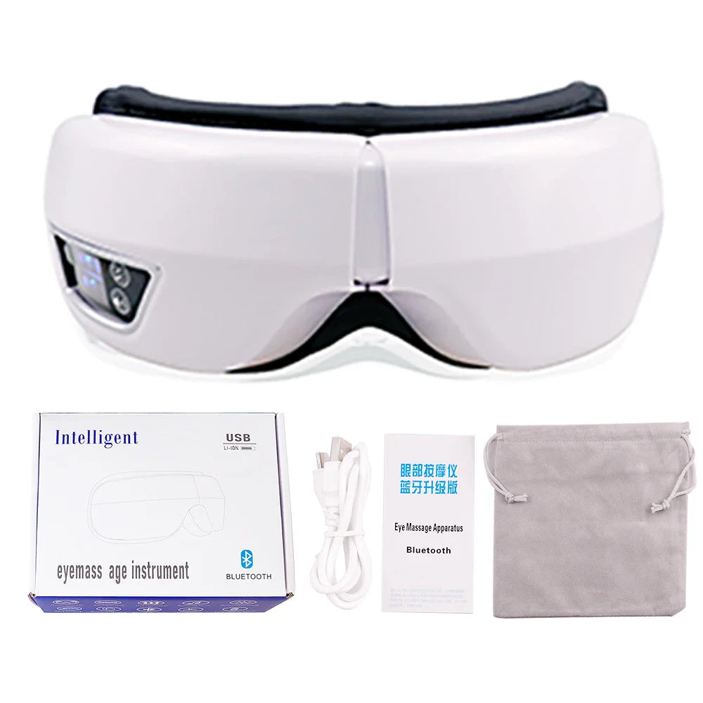 Smart Eye Massager with Bluetooth Music and Air Compression