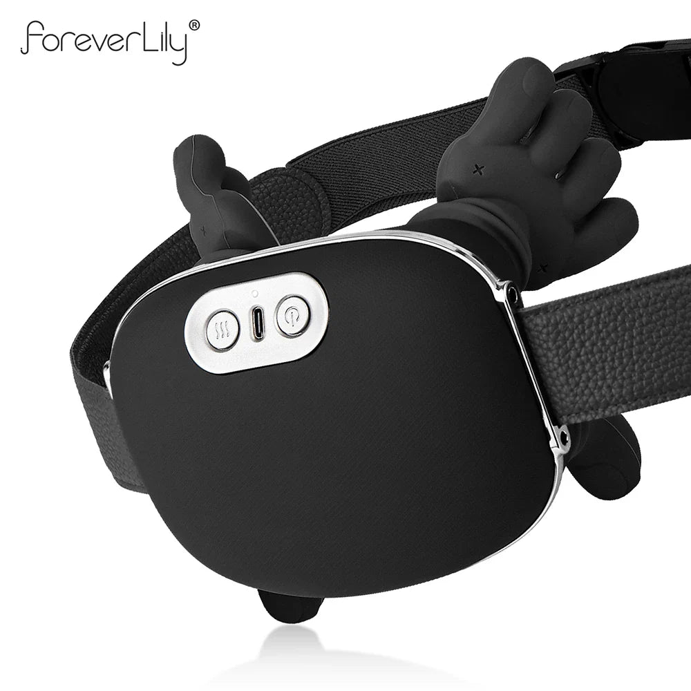 4D Neck and Shoulder Massager with PU Leather