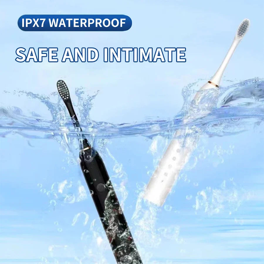 Electric Ultrasonic Toothbrush USB Charging Waterproof Adult