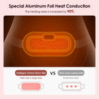 Pink Electric Waist Massage Heating Belt for Abdominal Relief