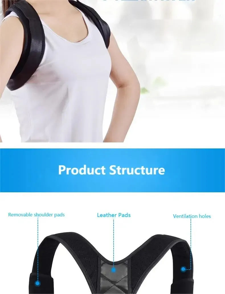Back Posture Correction Belt Unisex Breathable Support