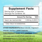 Niacinamide Vitamin B3 Capsules for Skin Health