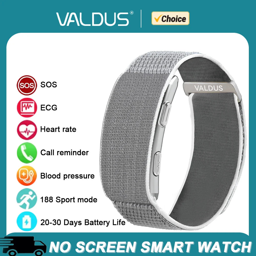 VALDUS VITRO ECG Smart Bracelet Waterproof Fitness Tracker