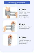 Wrist Brace for Carpal Tunnel Support - Cotton Splints