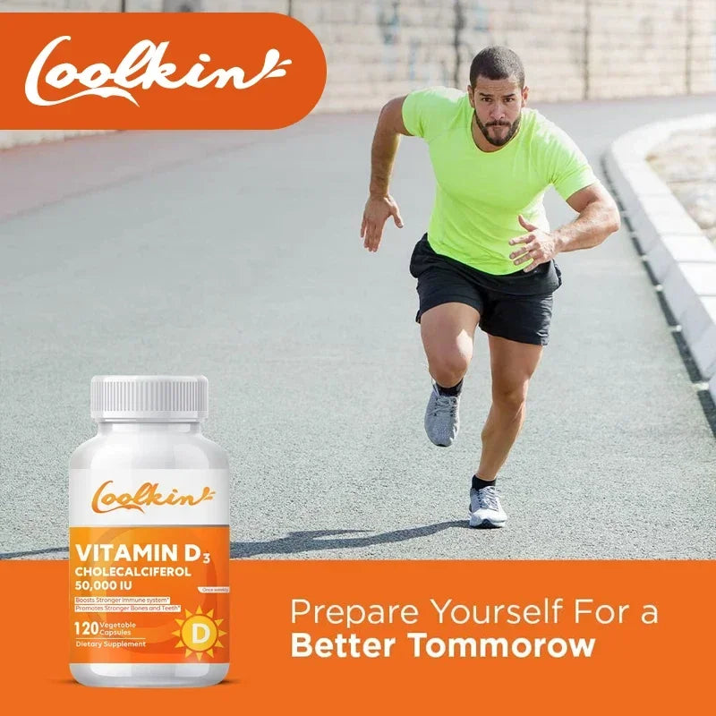 Vitamin D3 50000 IU - Supports Immune and Bone Health
