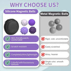 Magnetic Silicone Sensory Balls for Stress Relief